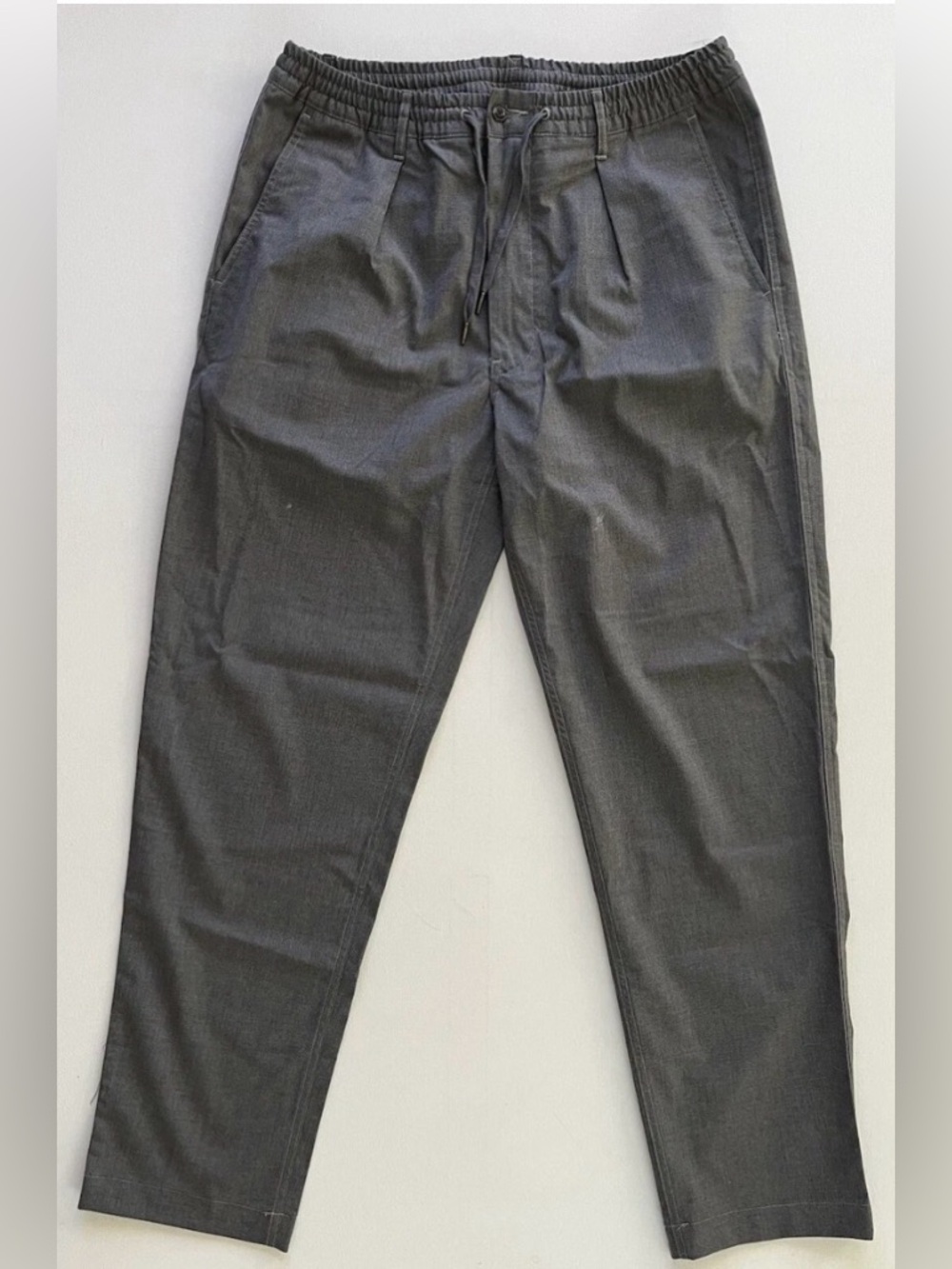 Polo Ralph Lauren Gray Stretch Tailored Slim Fit Pants Mens Large Drawstring